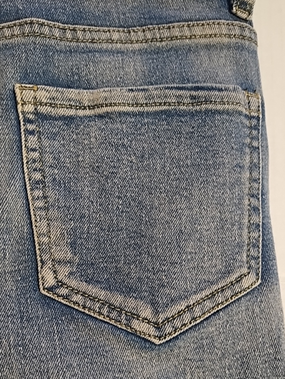 Blue Distressed Denim Women's Shorts (S) - Picture 11 of 16